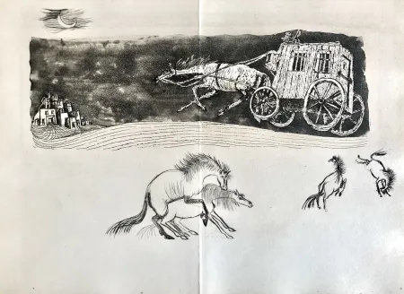 Офорт Bo - Le Meneur d'ombres