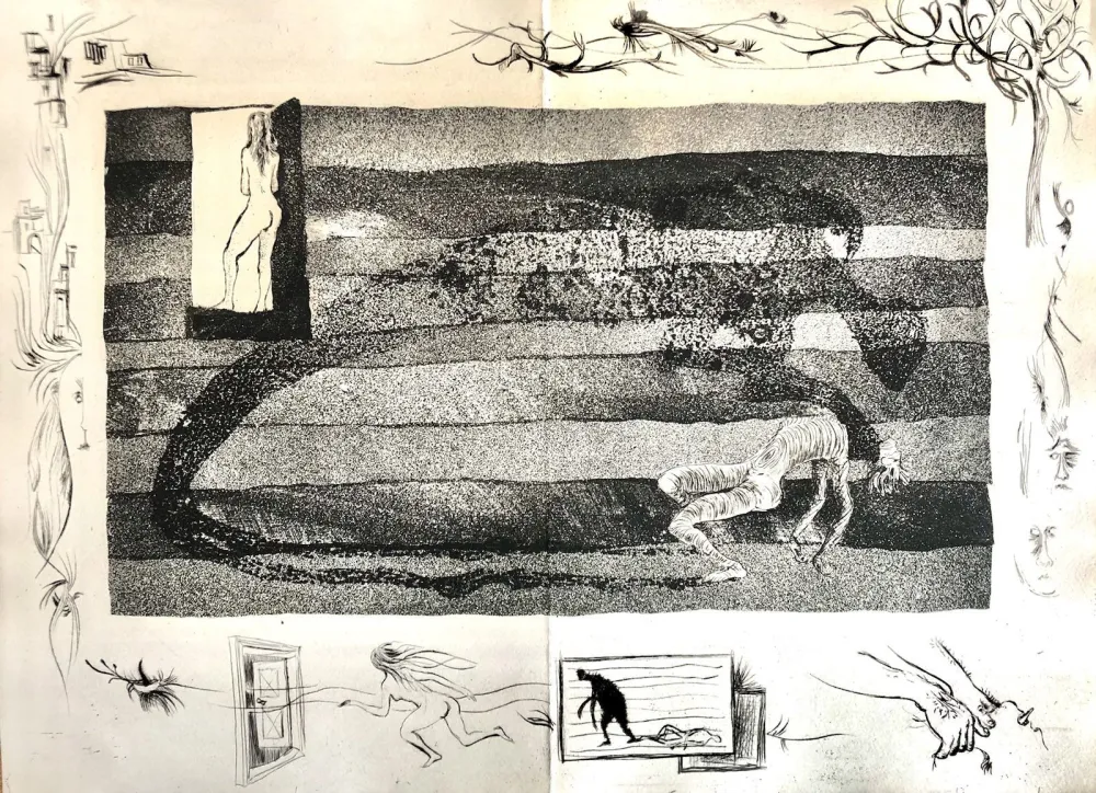 Офорт Bo - Le Meneur d'ombres