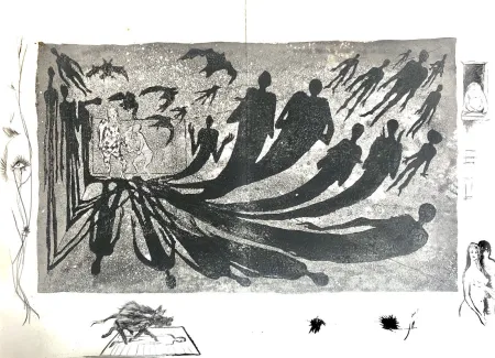 Офорт Bo - Le Meneur d'ombres