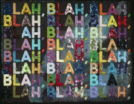 Монотип Bochner - Blah Blah Blah (Black)