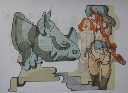 Литография Bodini - Senza titolo