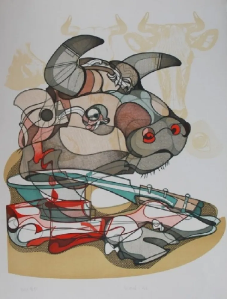 Литография Bodini - Senza titolo