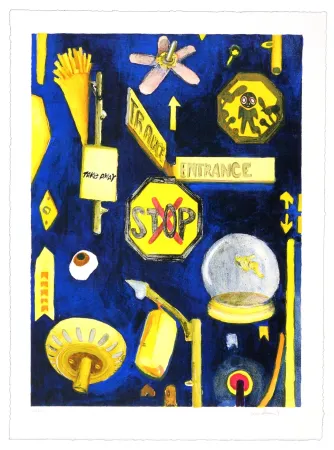 Литография Boesen - Stop