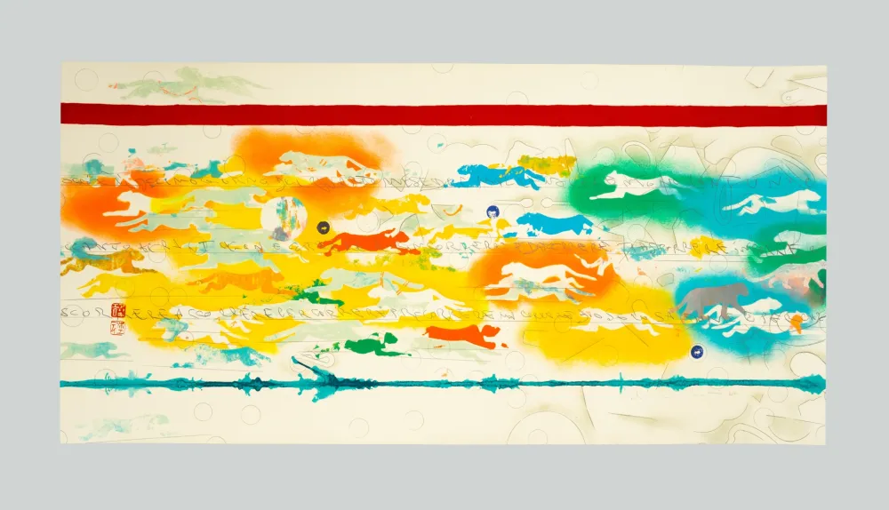 Сериграфия Boetti - Pantere