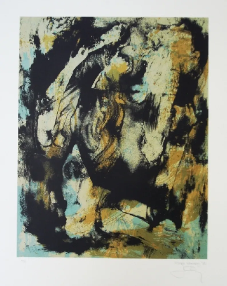 Литография Bohary - Water fall city