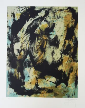 Литография Bohary - Water fall city