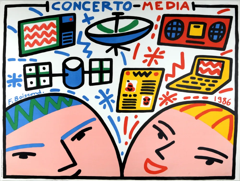 Литография Boisrond - Concerto Media, 1986