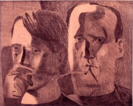 Гравюра Bollinger - Untitled (Shared Silence)