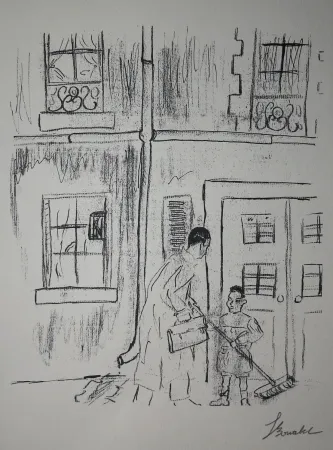 Гравюра Bonabel - Louis-Ferdinand Céline - Gravure Originale - Voyage au Bout de la Nuit