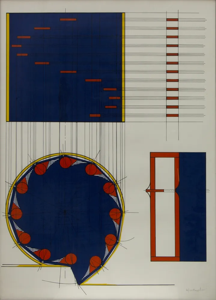 Сериграфия Bonalumi - SENZA TITOLO