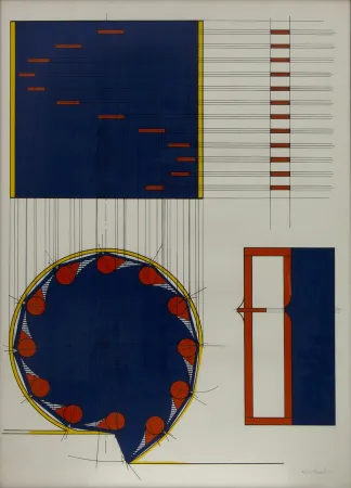 Сериграфия Bonalumi - SENZA TITOLO