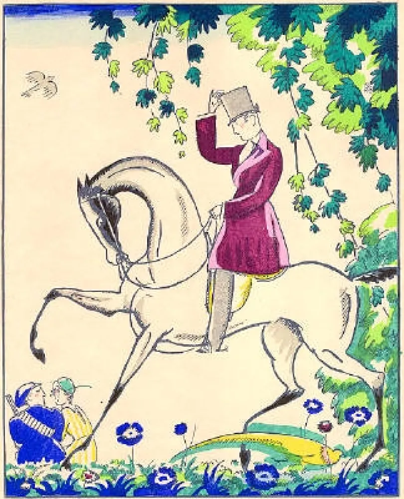 Трафарет Bonfils - Le cavalier