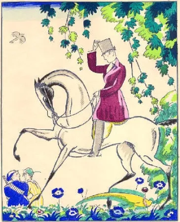 Трафарет Bonfils - Le cavalier