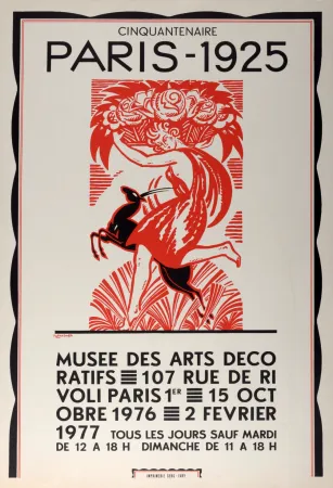 Литография Bonfils - Paris 1925 - Musée des Arts Décoratifs, 1976