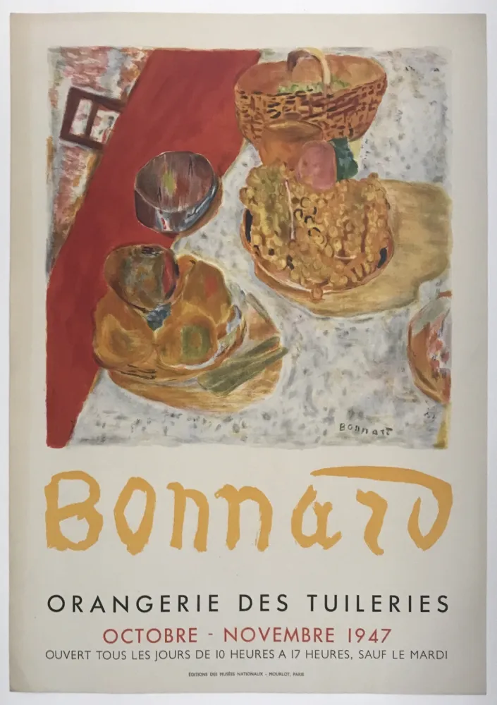 Литография Bonnard - Orangerie des Tuileries