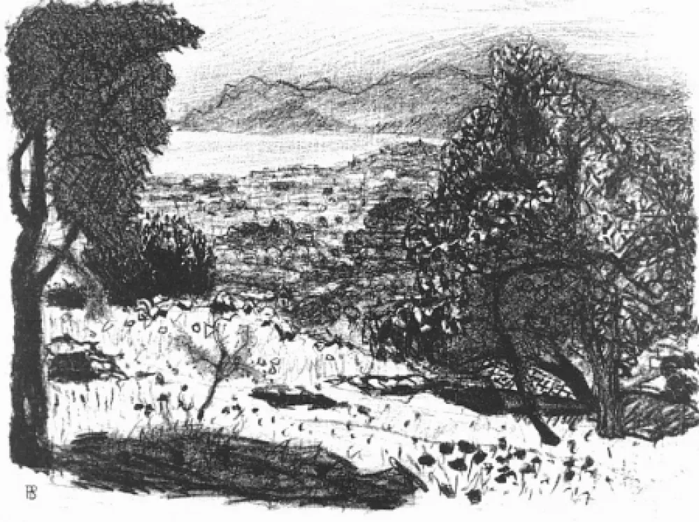 Литография Bonnard - Paisage du midi