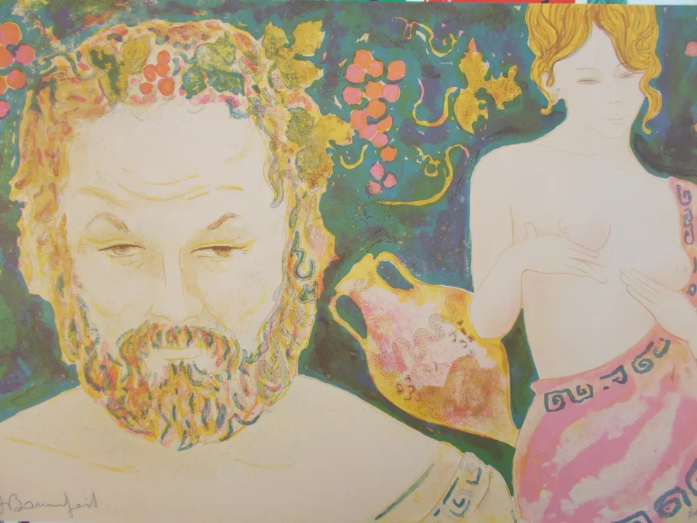 Литография Bonnefoit - Le couple