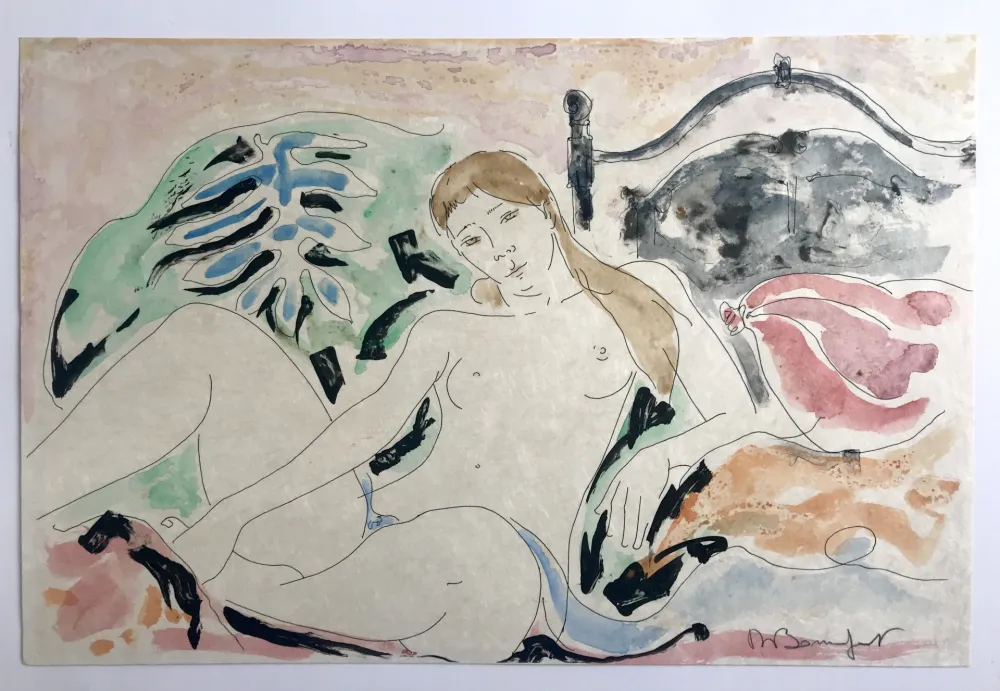 Монотип Bonnefoit - Nu (de la série des suites)