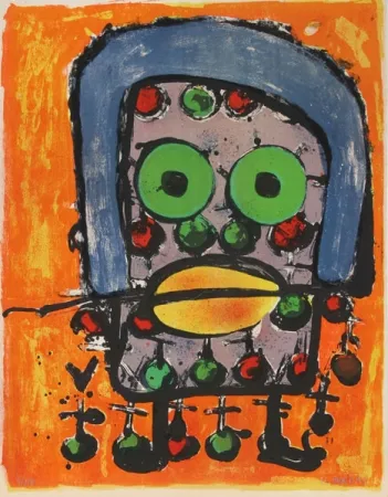 Литография Bordas -  L'Homme