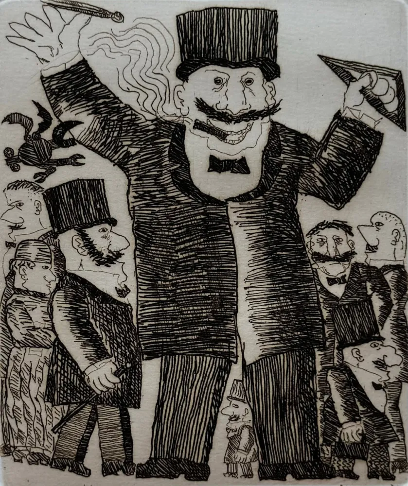 Офорт Borghese - L'idea 