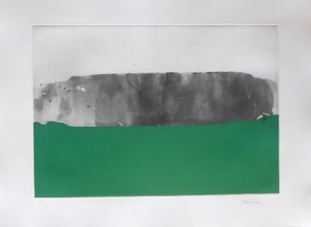 Гравюра Borrell Palazón - Paisatge 1