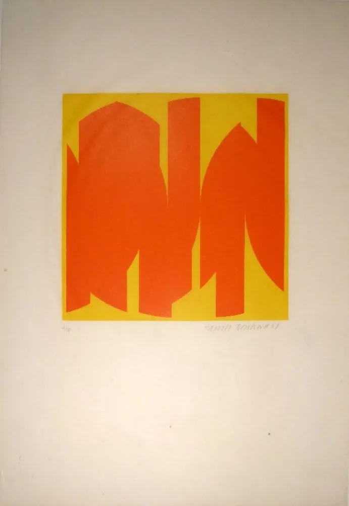 Гравюра На Дереве Bosshard - Sechs Variationen über ein Kreisthema. 