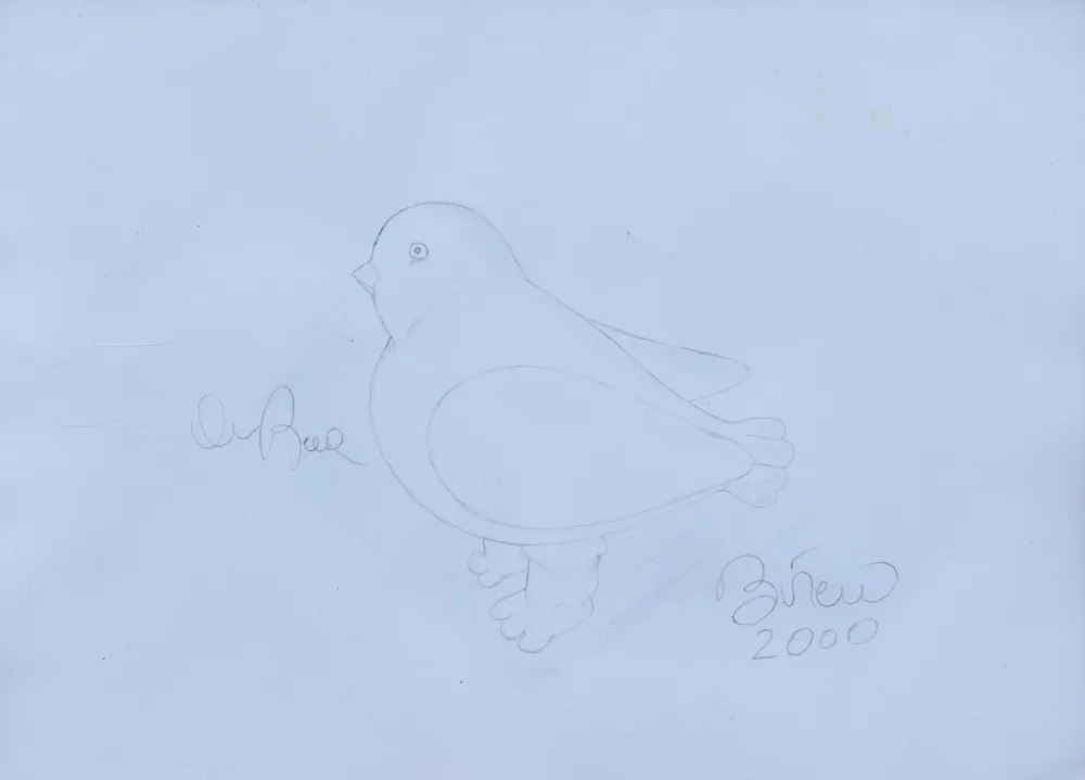 Сериграфия Botero - Paloma, 2000