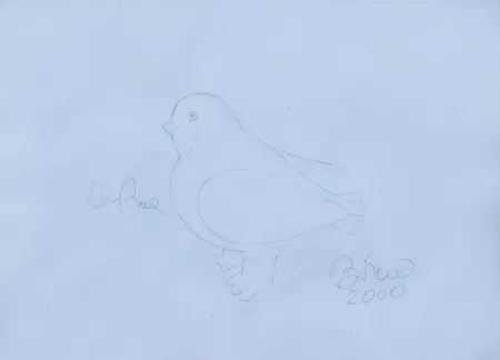 Сериграфия Botero - Paloma, 2000