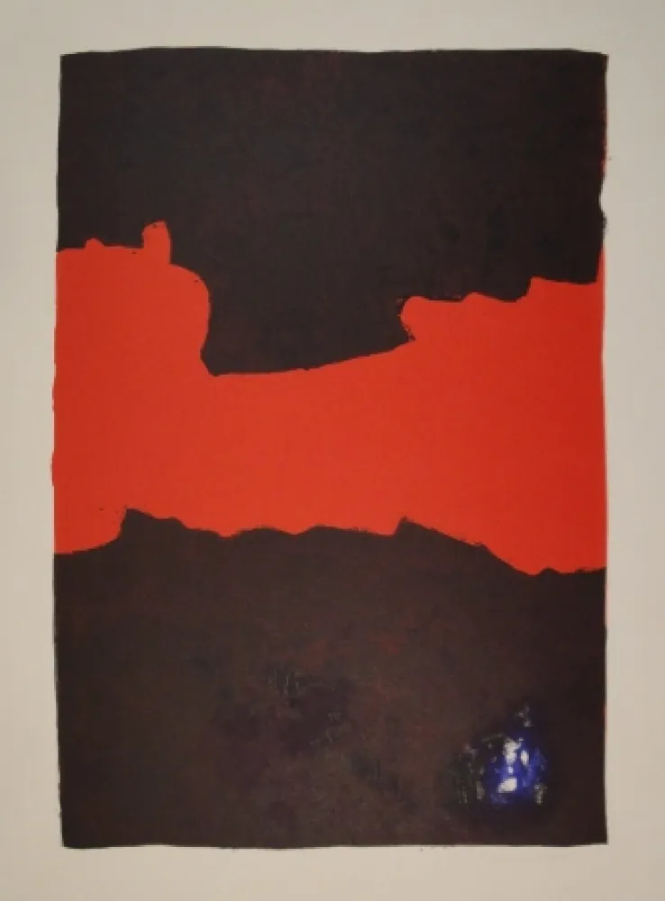 Литография Bott - Composition (Paysage suspendu)