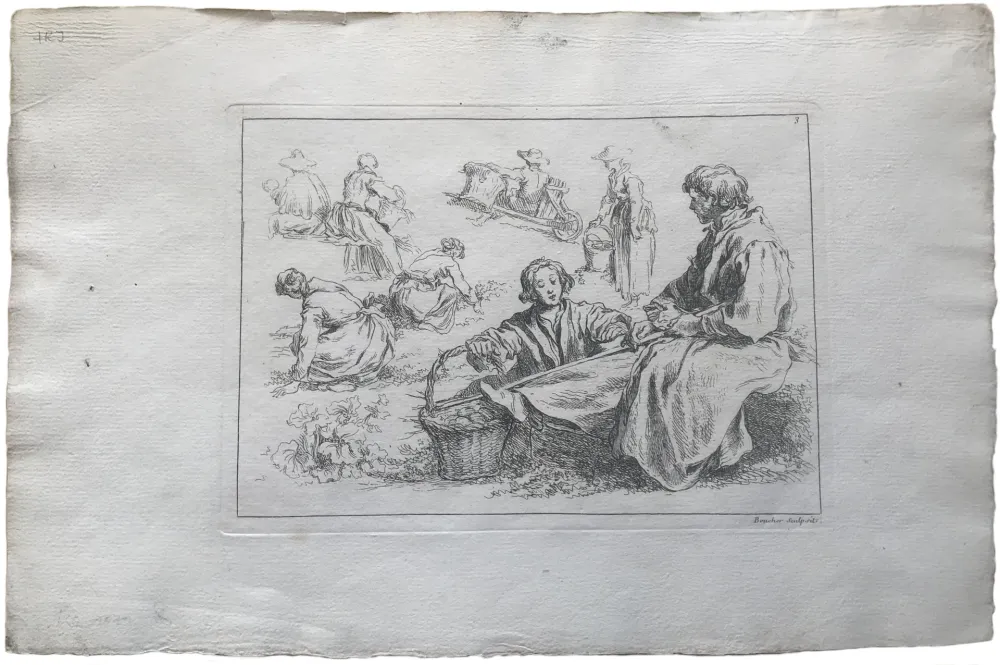 Гравюра Bouché - 