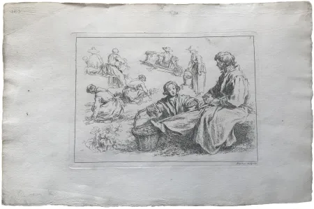 Гравюра Bouché - 