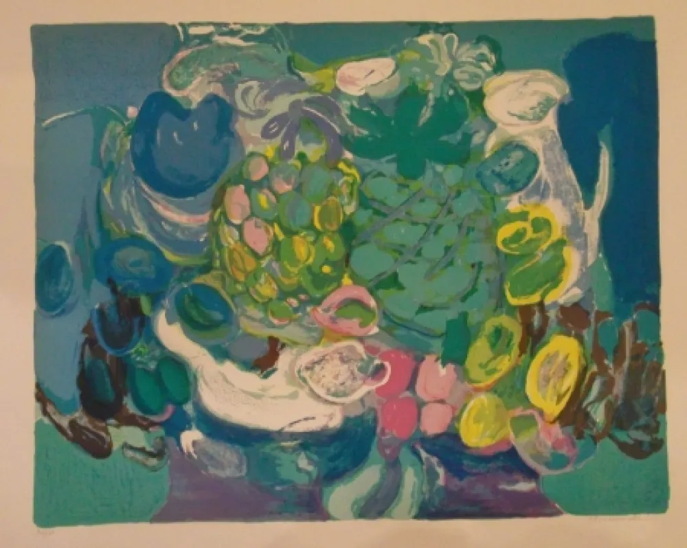 Литография Bourdouxhe - L'ananas