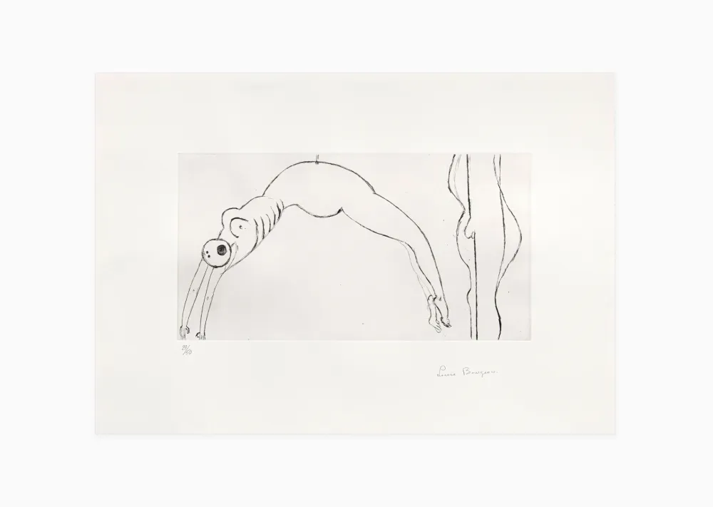 Гравюра Bourgeois - Arched figure