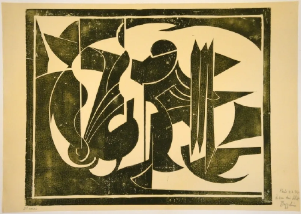 Линогравюра Bozzolini - Untitled