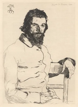 Нет Никаких Технических Bracquemond - Portrait de Meryon