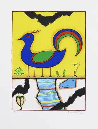 Сериграфия Bradley - Blue Bird