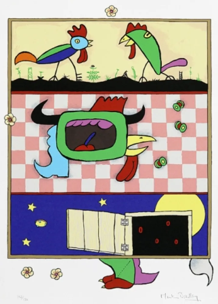 Сериграфия Bradley - The Chickens