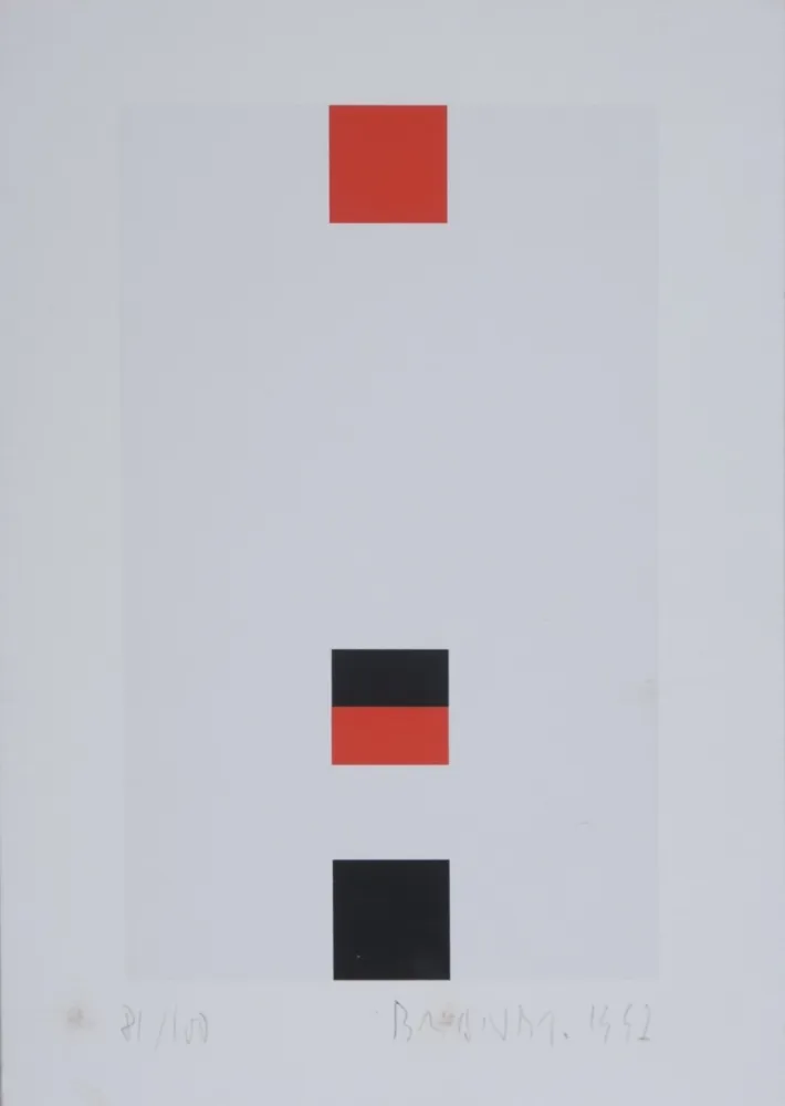 Сериграфия Brandt - Composition abstraite #3