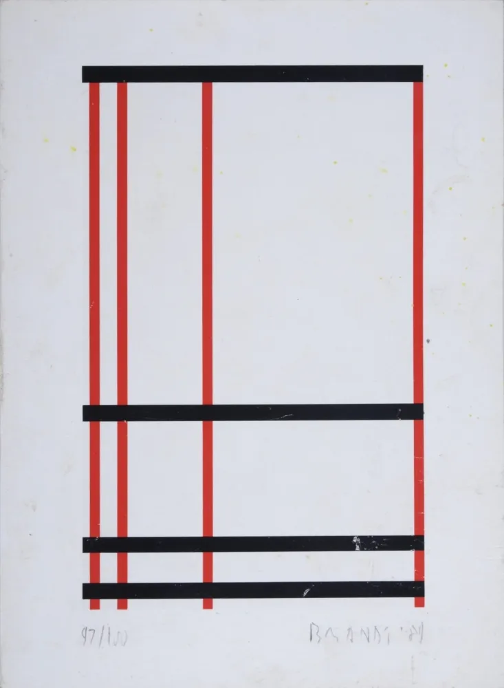 Сериграфия Brandt - Composition abstraite #4 