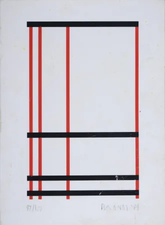 Сериграфия Brandt - Composition abstraite #4 