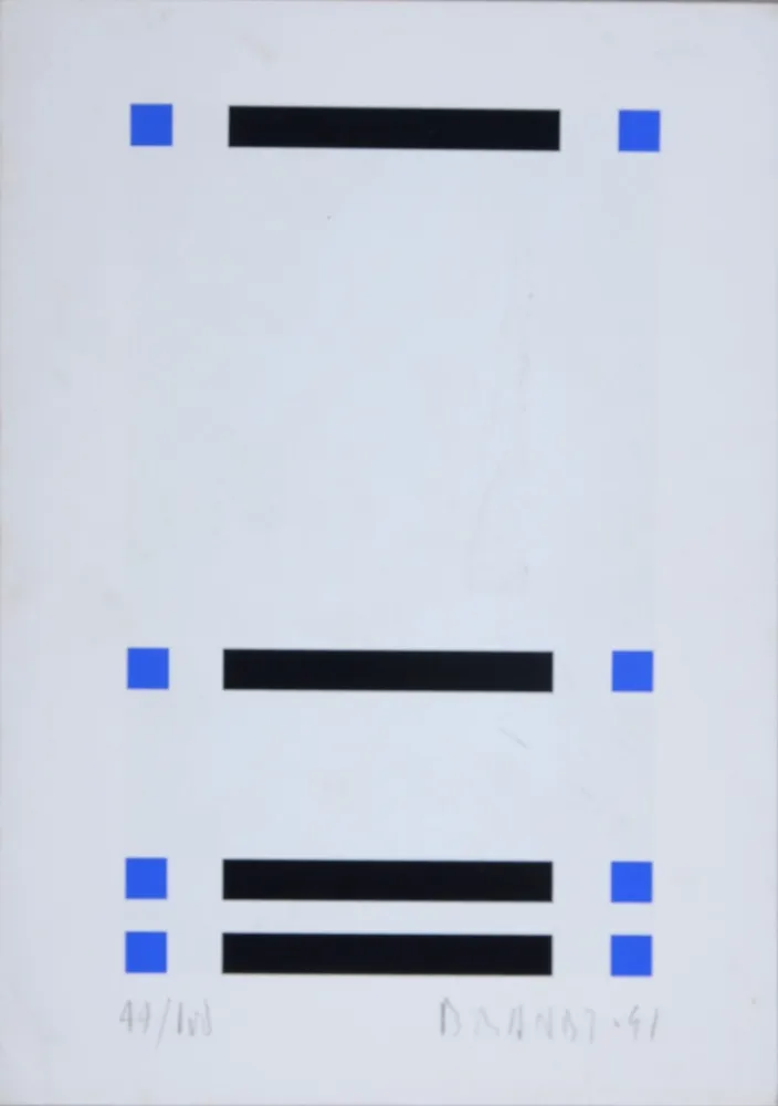 Сериграфия Brandt - Composition abstraite #6