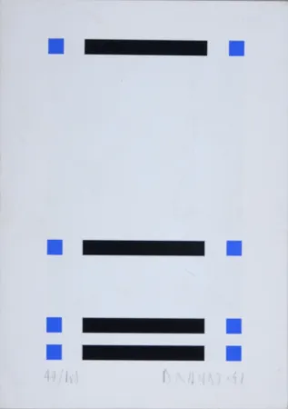 Сериграфия Brandt - Composition abstraite #6