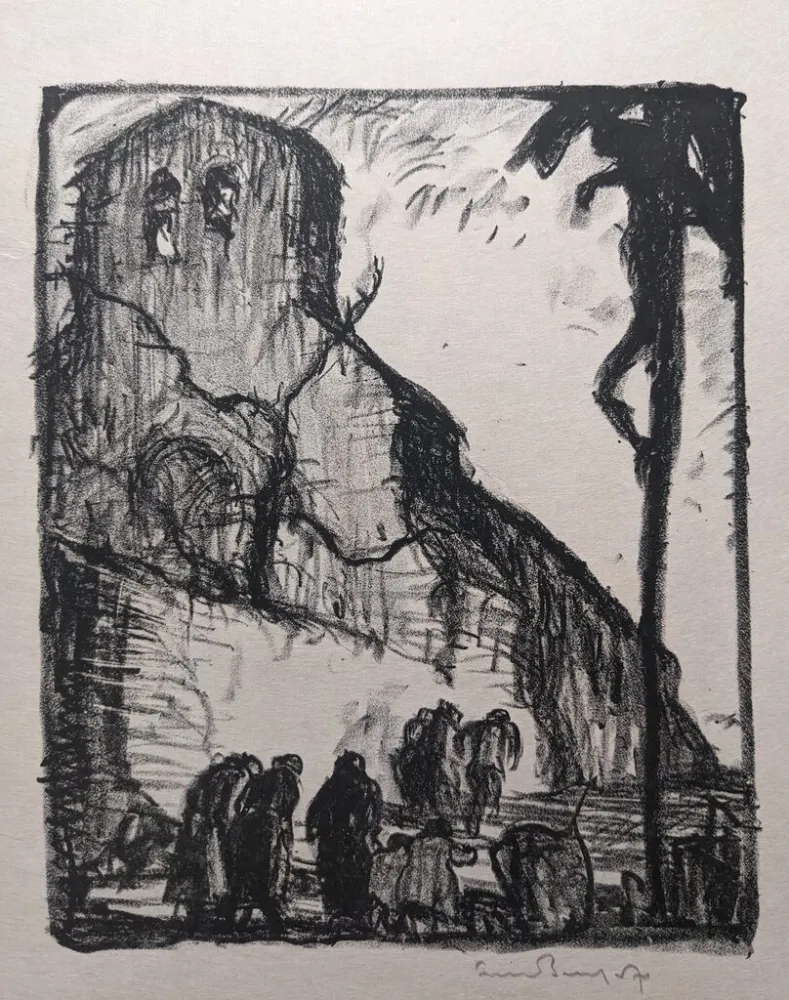 Иллюстрированная Книга Brangwyn - Les Campagnes Hallucinées