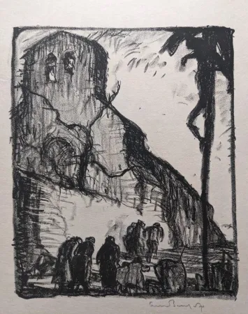 Иллюстрированная Книга Brangwyn - Les Campagnes Hallucinées