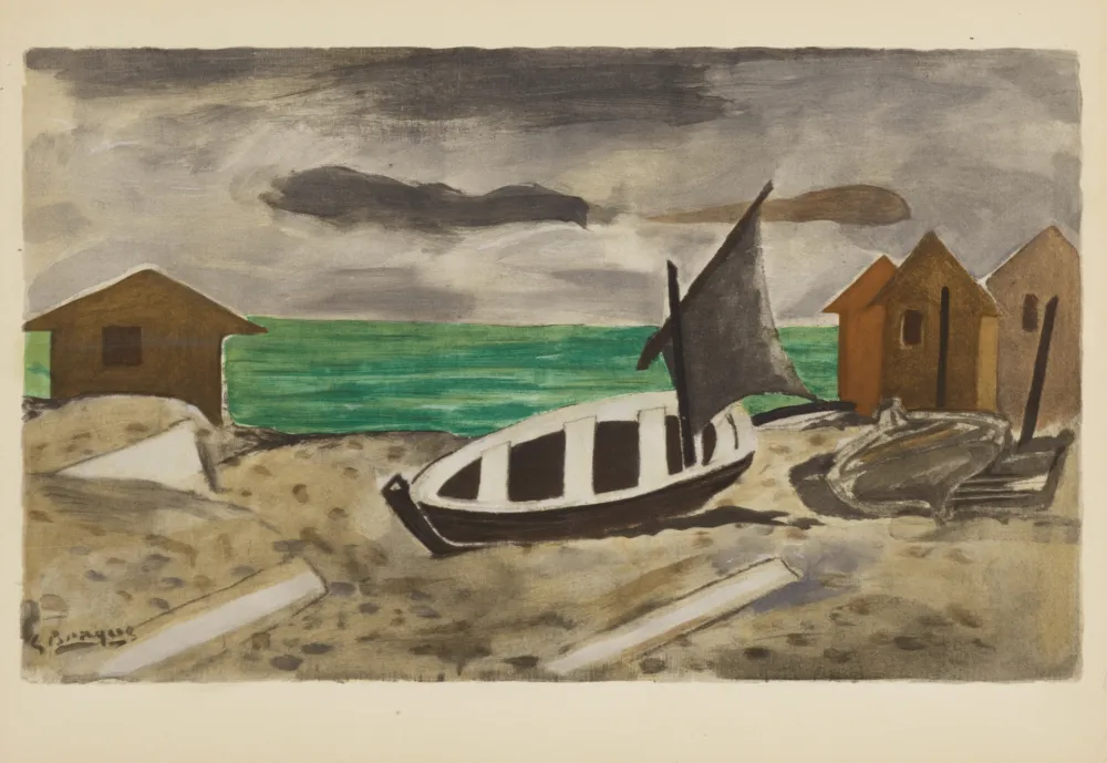 Литография Braque - À Varengeville, 1959