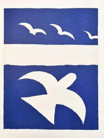 Литография Braque (After) - Carnets intimes de Braque VI