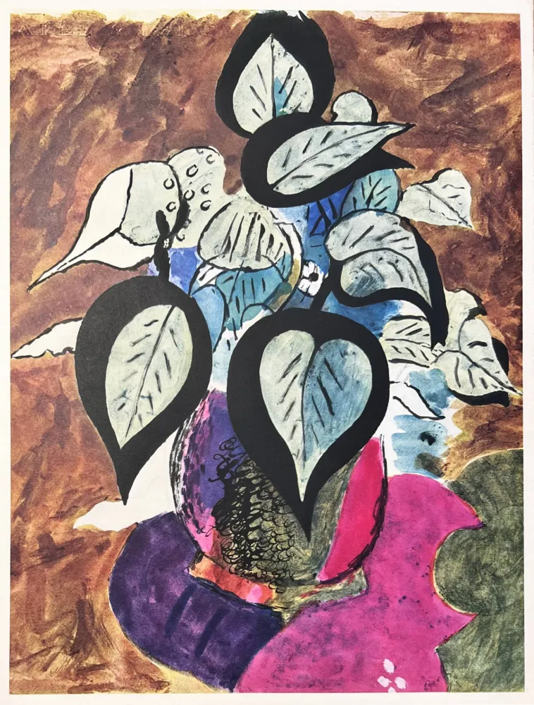 Литография Braque (After) - Carnets intimes de Braque VIII