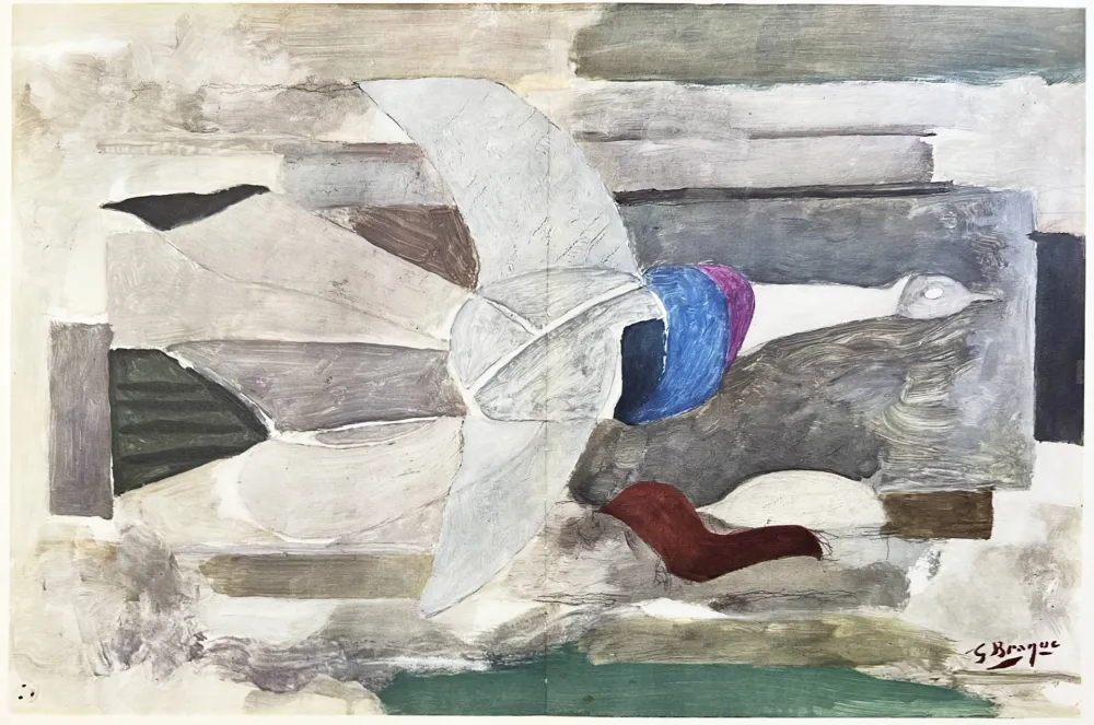 Литография Braque (After) - Carnets intimes de Braque X