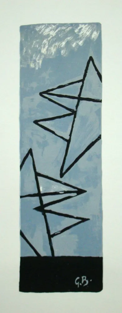 Литография Braque (After) - Ciel gris I.