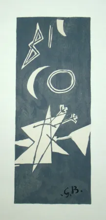 Литография Braque (After) - Ciel gris II.